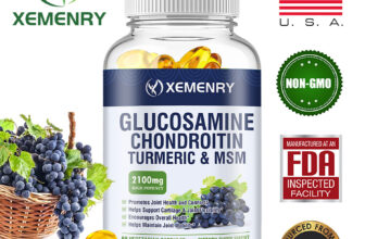 Glucosamine Chondroitin Turmeric & MSM 2100mg -Joint & Anti Inflammatory Support