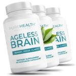 Ageless Brain Memory Supplements, Brain Supplement by  PureHealth Research, x3