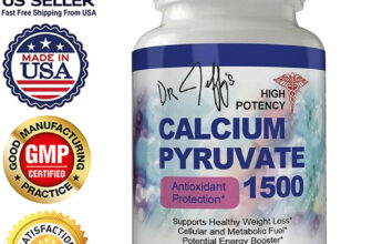 Calcium Pyruvate 1500mg Weight Loss 60 Caps Fat Burn High Potency Fast Shipping