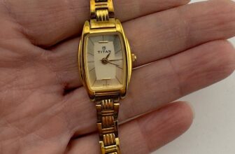 Titan Small Gold Dress/Casual Watch WR Womens