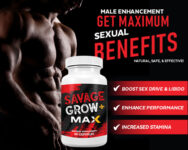 Savage Grow MAX 60 capsules Male Enhancement Supplement 1000 MG