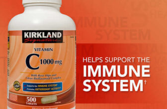 Kirkland Signature Vitamin C 1000mg with Rose Hips, 500 Tablets