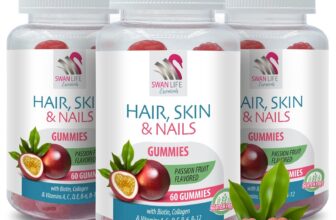 Balanced complexion – HAIR, SKIN & NAILS – Smooth radiance 3 Bottles 180 Gummies