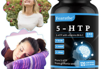 5-HTP Capsules – Promotes restful sleep, Balance Emotional Stress,Immune Support