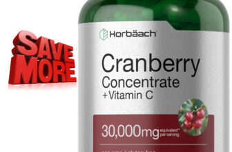 Cranberry Concentrate Extract Pills + Vitamin C Triple Strenght 30,000mg Non-GMO