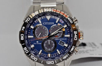 Citizen Promaster Land Eco-Drive Chronograph Men’s Blue Dial Watch – CB5034-58L