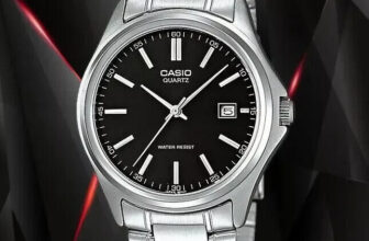 Casio Men Analog Black Watch Model MTP-1183A-1ADF Black Stainless Steel Material