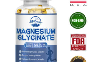 Magnesium Glycinate 1330mg 120 Capsules Highest Potency Buffered & Chelated NEW