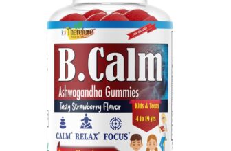 B. Calm Ashwagandha Gummies for Kids- Natural Stress & Relaxation, Anti-Stress