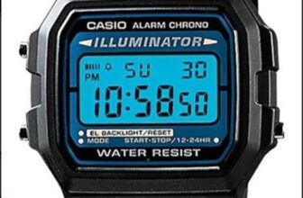 Casio Men’s Quartz Illuminator Alarm Chronograph Digital 35mm Watch F105W-1A