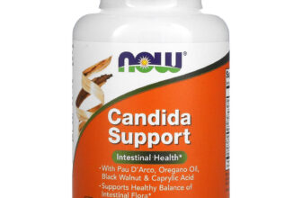 Now Foods Candida Support 90 Veg Capsules GMP Quality Assured, Kosher, Vegan,