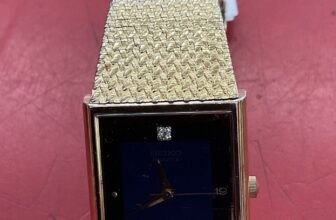 Rectangle Seiko Gold Plated Vintage Watch