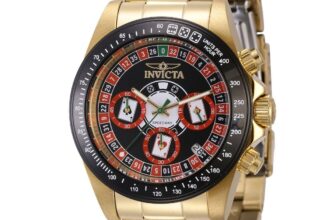 Invicta Speedway Men’s Watch – 39.5mm, Gold ZG-44644 NEW