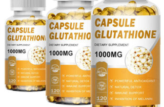 New Glutathione Capsules 1000MG Anti-Aging Skin Whitening Antioxidant Softgels