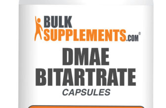 BulkSupplements DMAE-Bitartrate 365 Capsules – Mental Focus Supplement