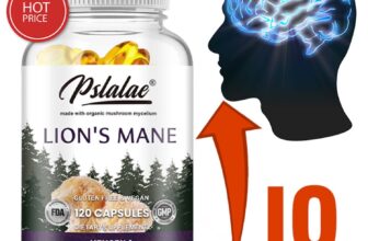 Lion’s Mane 1000mg – Brain and Mood Support, Memory & Focus & Cognition Health