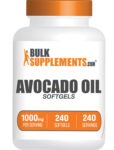 BulkSupplements Avocado Oil Softgels – 240 ct – Heart-Healthy Supplement