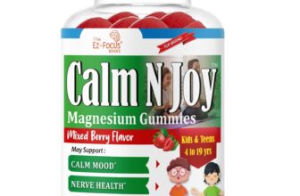 Kids Magnesium Citrate Gummy Vitamins Supports Calm & Relaxation -30 Gummy