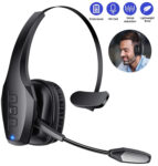 Wireless Headphone Headset Bluetooth Truck Driver Noise Cancelling For Phones PC