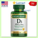 Nature’s Bounty Vitamin D3 125mcg (5,000 IU) – 240 Rapid Release Softgels