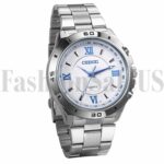 Men’s Stainless Steel Band Roman Numeral Luminous Quartz Analog Wrist Watches