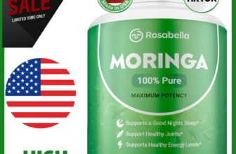 Rosabella Moringa Powder Capsules – 800mg of Pure Nutrient