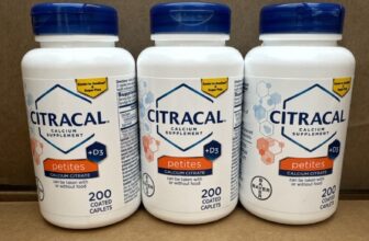 Citracal Petites Calcium Citrate Vitamin D3 Supplement Bone Health Caplet 200ct