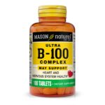 Mason Natural Ultra B-100 Complex – Heart and Nervous System, 100 Tablets