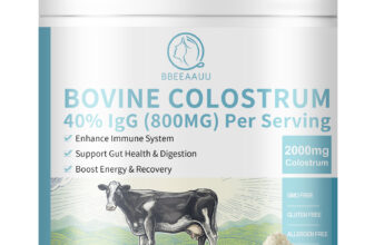 120g Bovine Colostrum Powder 40% IgG  ,Support Digestive, Gut ,Immune Health