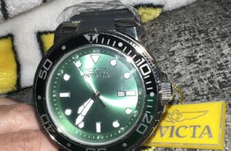 Invicta Pro Diver Men’s 52mm Anatomic Black/Green Lightweight Sport Watch 38885