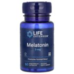 Melatonin, 3 mg, 60 Vegetarian Capsules