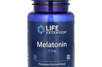 Melatonin, 3 mg, 60 Vegetarian Capsules