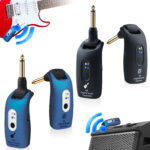 INGPARTNER 2.4GHz Wireless Guitar System Transmitter Receiver 100ft Rechargeable