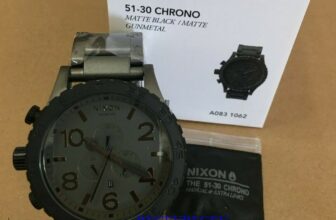 BRAND New Watch 51-30 Chrono A083-1062 MATTE BLACK GUNMETAL A0831062 genuine US