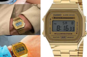 CASIO A168WG MEN’S GOLD TONE STAINLESS STEEL DIGITAL WATCH Unisex