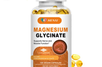 Magnesium Glycinate Caps 400mg Mineral Supplement For Women & Mens Sleep Support