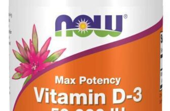 Vitamin D3 50000 IU from Lanolin 50 gels Now Foods Olive Oil