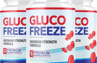 (3 Pack) Glucofreeze Blood Sugar Support Supplement Glucofreeze 180 Capsules