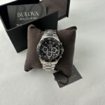 ~Bulova Marine Star/98B401 Chronograph Grey Dial 41.5mm Quartz Men’s-Watch