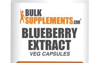 BulkSupplements Blueberry Extract 240 Capsules