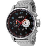 Invicta S1 Rally Chronograph GMT Quartz Black Dial Men’s Watch 44947