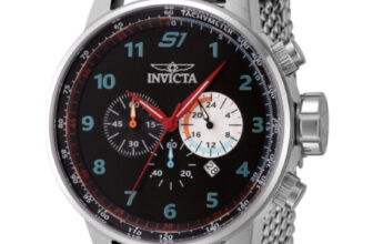 Invicta S1 Rally Chronograph GMT Quartz Black Dial Men’s Watch 44947