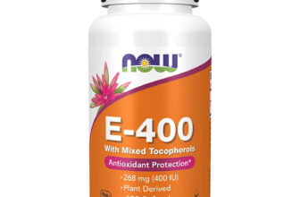 NOW FOODS Vitamin E-400 With Mixed Tocopherols 100 Softgels