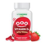 VitaWorks Kids Vitamin D 1000 IU Jelly Beans , Immune Support, 60 Jellies