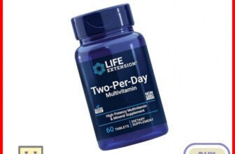 Life Extension Two-Per-Day Multivitamin – Daily Dose of Vitamins & Minerals for