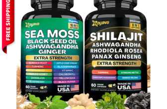 Zoyava Dynamic Vitality Bundle – Sea Moss 7000mg, Black Seed Oil 4000mg/ Shilajt