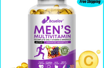 Multivitamin for Men 30/60/120Caps – Vitamins and Mineralsd Brain & Mood Support