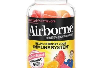 AIRBORNE Original Immune Support Supplement 75 Vitamin C+ Assorted Fruit Gummies