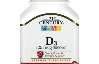 21st Century Maximum Strength D3 5000 IU 110 Tablets Gluten-Free