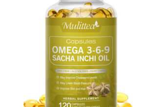 Sacha Inchi Oil Caps with Omega 3-6-9 Organic Dietary supplement Antioxidant US